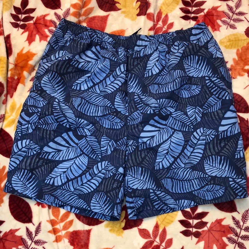 Island 🌴 Passport blue swim trunks